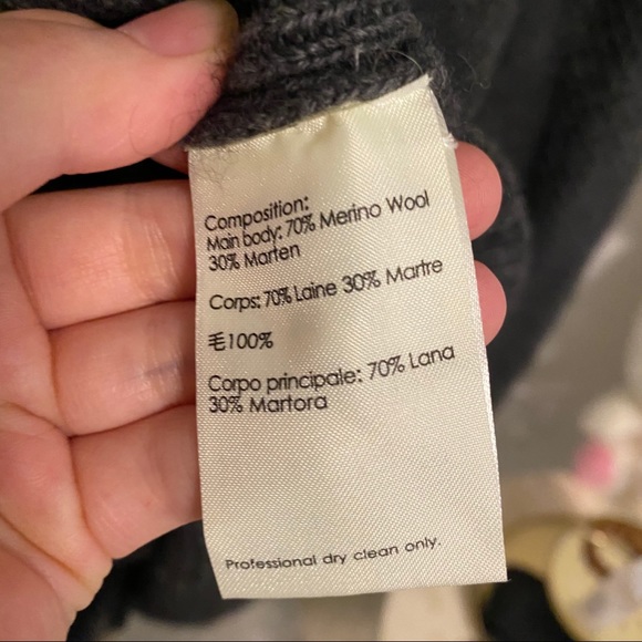 3.1 Philip Lim wool grey cardigan - Picture 7 of 7